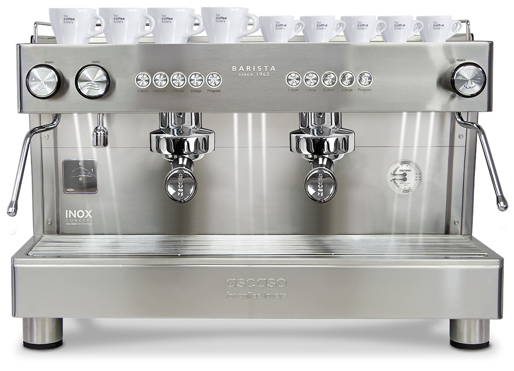 maak een foto Mondstuk mode Professionele Italiaanse espressomachine huren