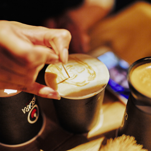 Cafface latte artist