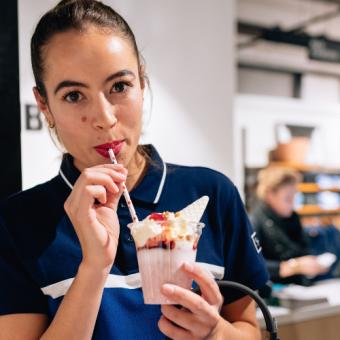 Milkshake bar op locatie