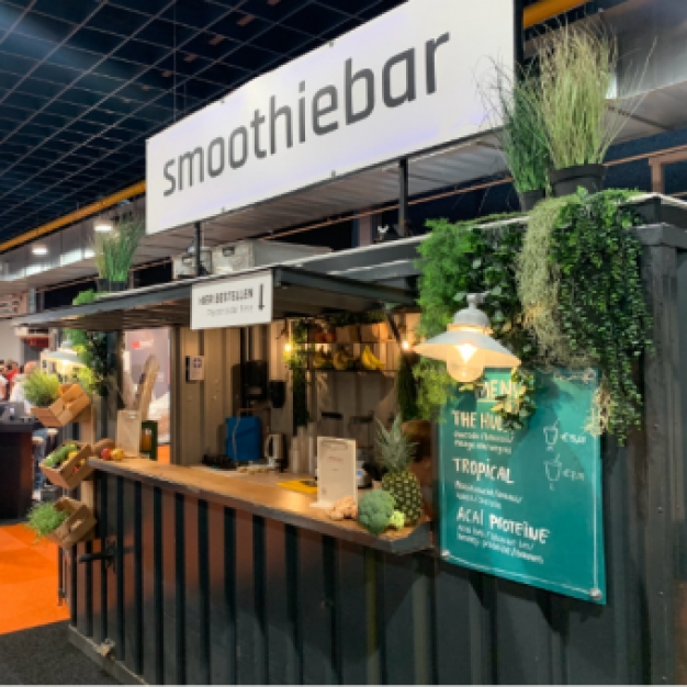 Grote unieke smoothiebar