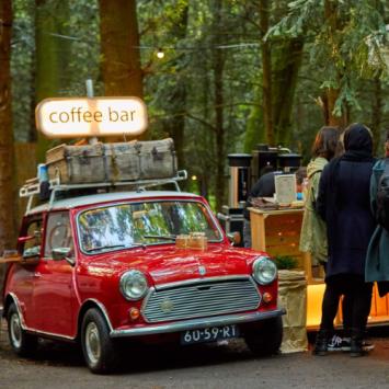 Caféini - Mobiele koffiekar