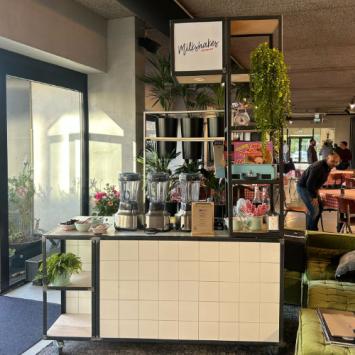 Milkshake bar op locatie