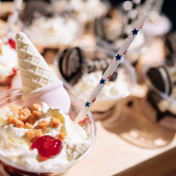 Milkshake bar op locatie