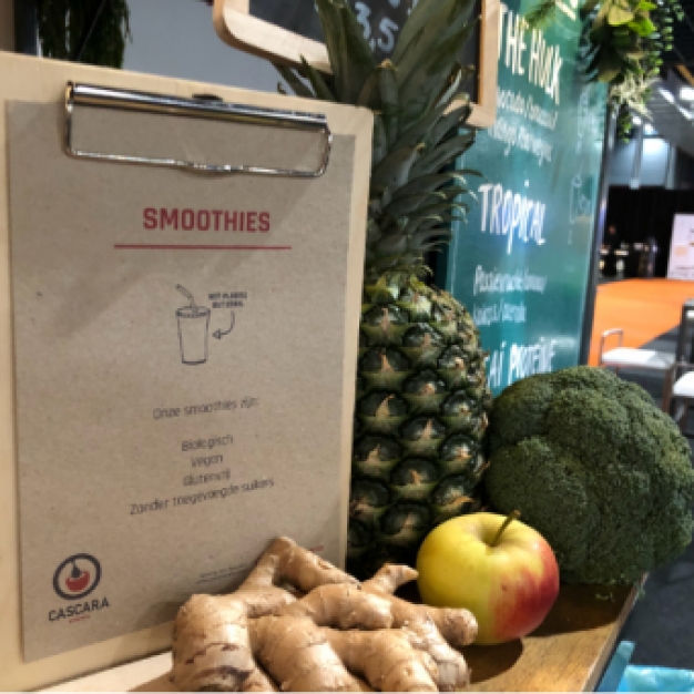 Grote unieke smoothiebar