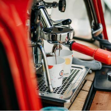 Caféini - Mobiele koffiekar